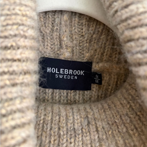 HOLEBROOK Tove Rollneck Sweater Sand Size Medium - Picture 5 of 10